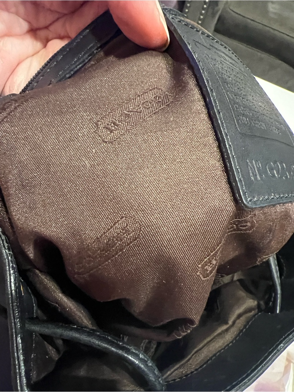 COACH Vintage All Leather legacy Black Backpack 9858 Women's Adjustable Straps - Picture 12 of 14